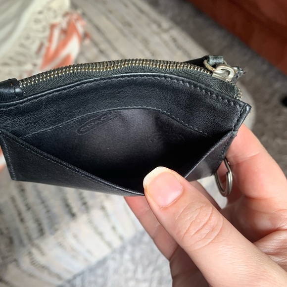 Coach Black Keychain Wallet - Picture 3 of 5